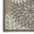 Homeroots 3 x 4 ft. Natural & Gray Indoor & Outdoor Area Rug 384656